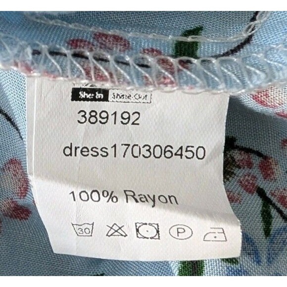 Wrap High Low Dress Short Sleeve Floral Print Dress Size M 176 - Picture 4 of 7